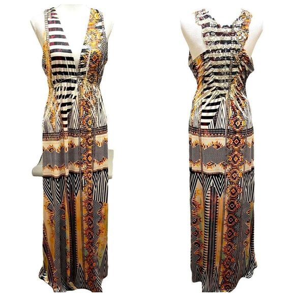 Maxi Dress RN#122598 Style #5290 LARGE - Picture 1 of 13